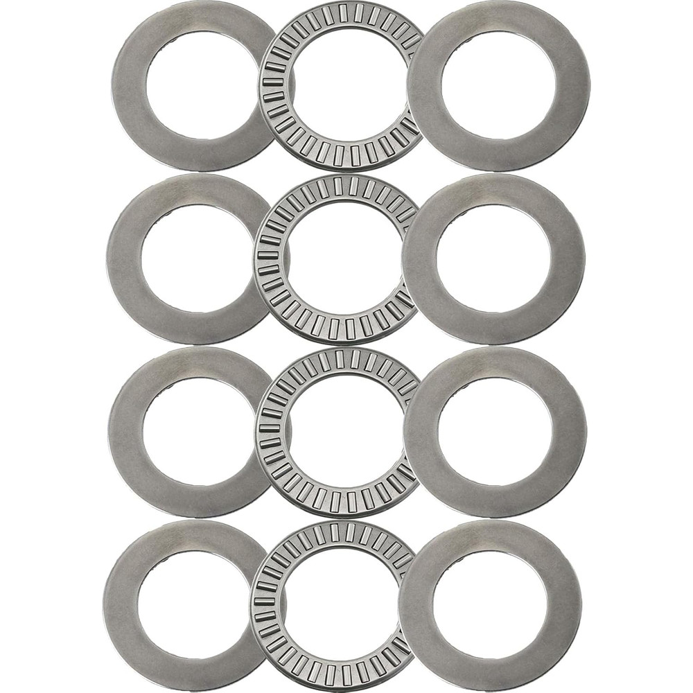 4 Sets Thrust Needle Roller Bearings with Two Washers, ID 1", OD 1-9/16