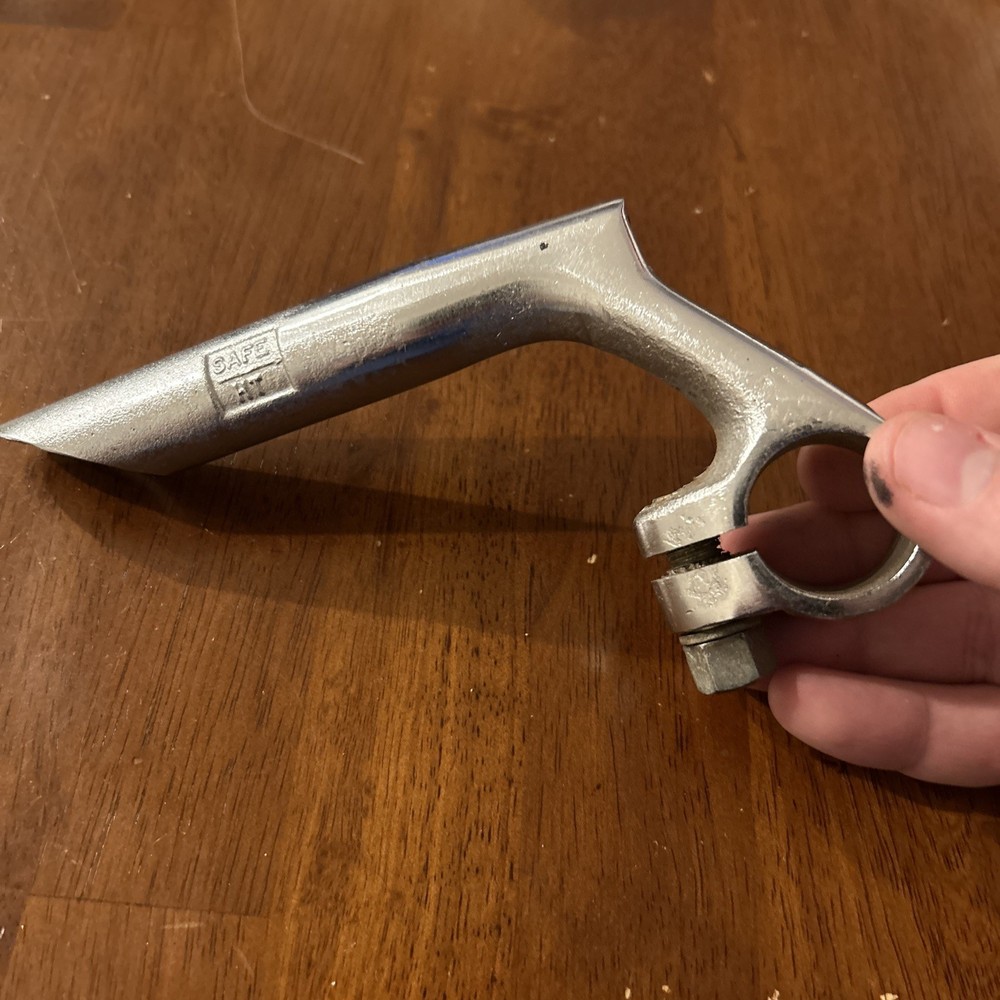 Antique Chrome Bicycle Quill Stem
