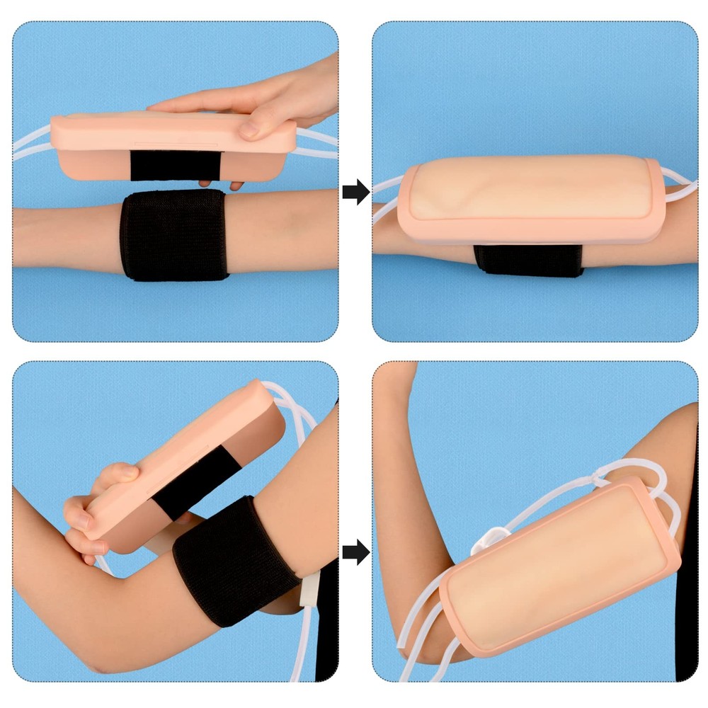 Wearable IV Practice Trainer Kit Phlebotomy & Venipuncture Practice IV Simula...