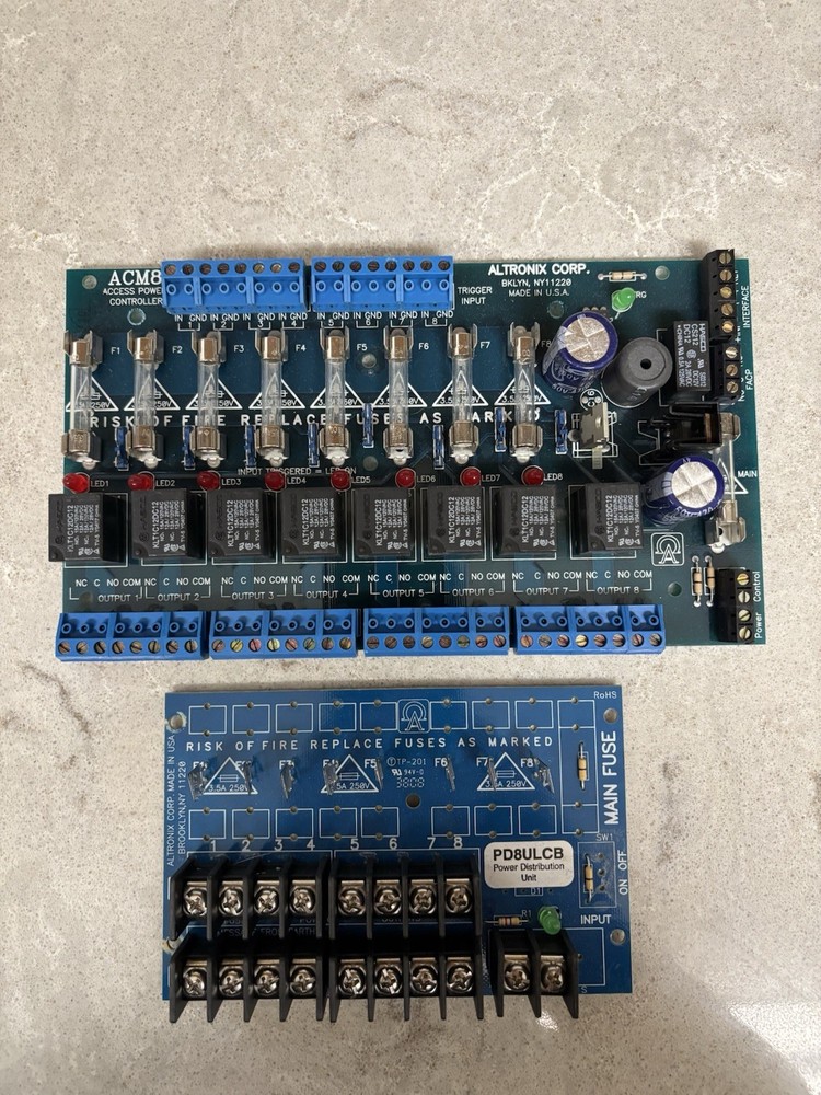 Altronix ACM8I Access Power Controller, PTC Class Relay Output Board w/PD8ULCB