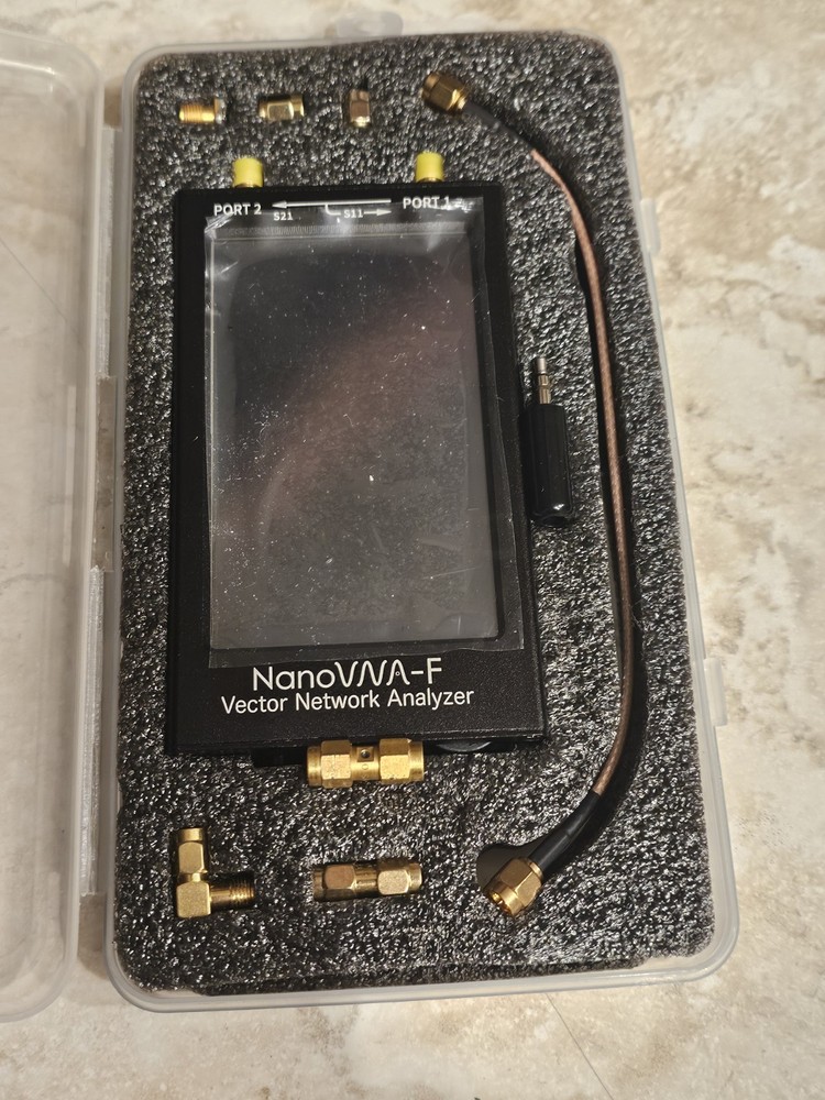 NanoVNA-F Vector Network Antenna Analyzer 10K-1500MHz 4.3" TouchScreen W/ Button