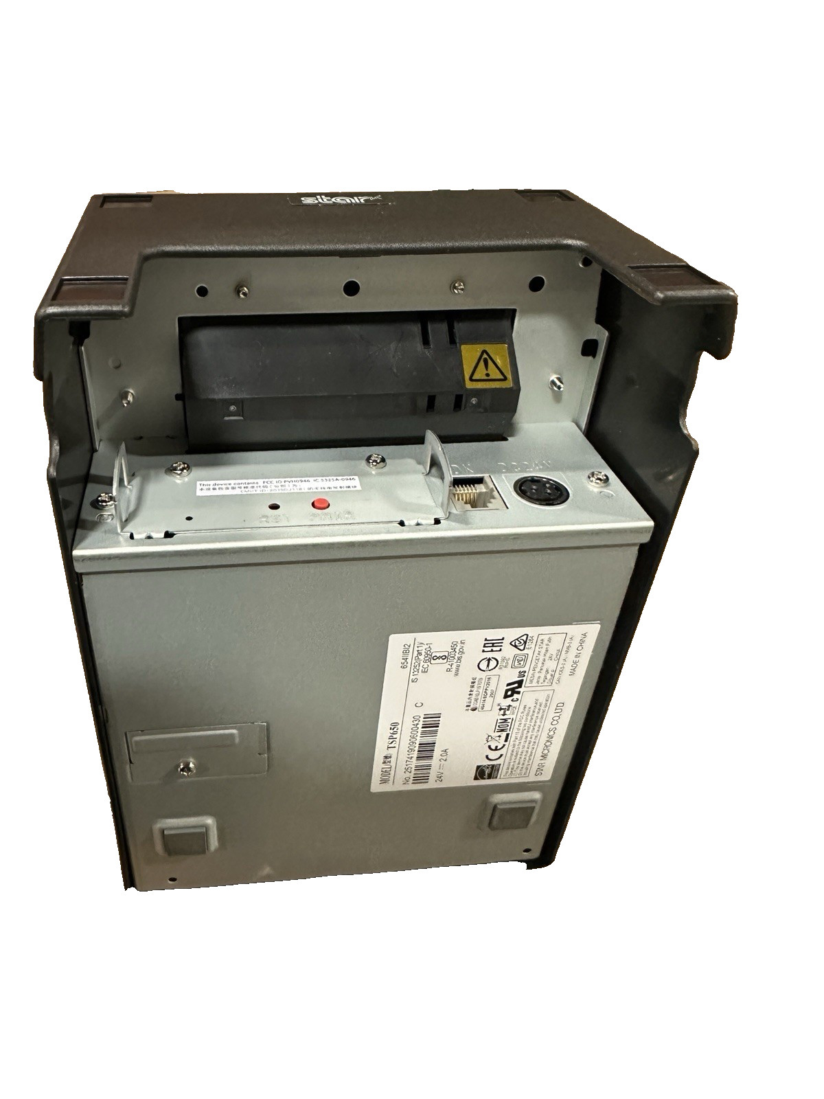 Star Micronics TSP650II 654IIBI2 POS Thermal Receipt Printer Bluetooth w/Power