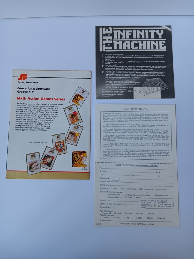 Commodore 64/128 High Roller By Mirrorsoft Computer Software Tested/Works