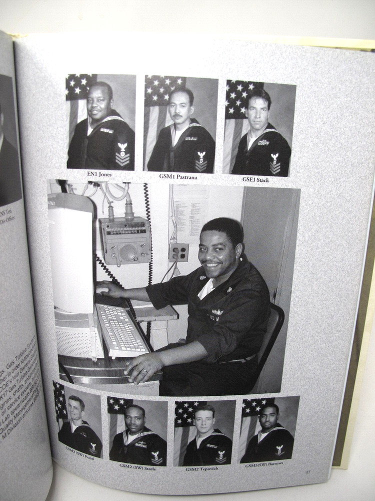 USS BRISCOE DD-977 2000 MEDITERRANEAN DEPLOYMENT CRUISE BOOK