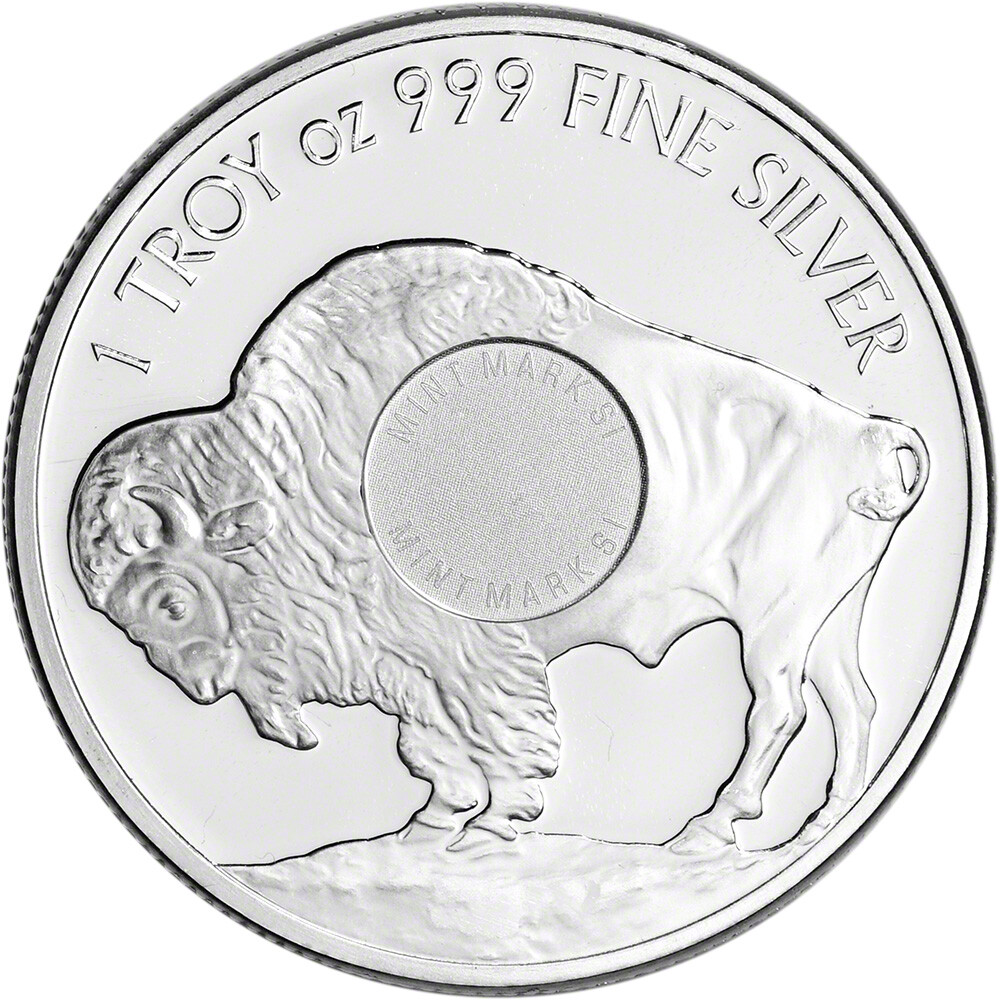 1 oz. Silver Round - Sunshine Buffalo - .999 Fine