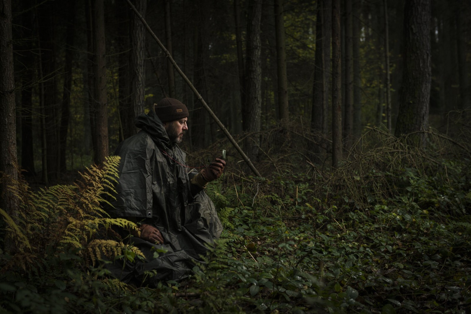 HELIKON-TEX PONCHO U.S. Army WATERPROOF Rain Jacket Survival TARP Military