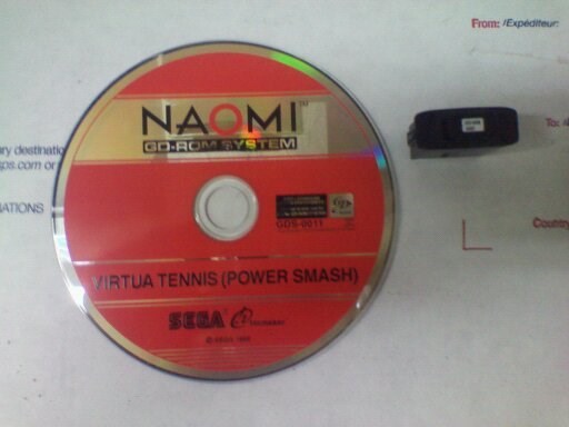 Virtua Tennis Cd and security key for Sega