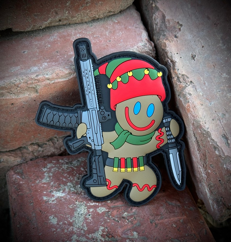Patriot Patch Co. - Tactical Gingerbread Man Auto Shotty - Patch