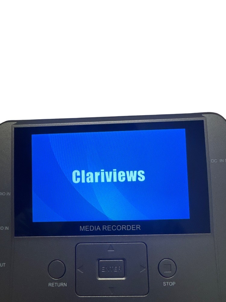Clariviews KR043B Multi Function Media Recorder - New, Open Box