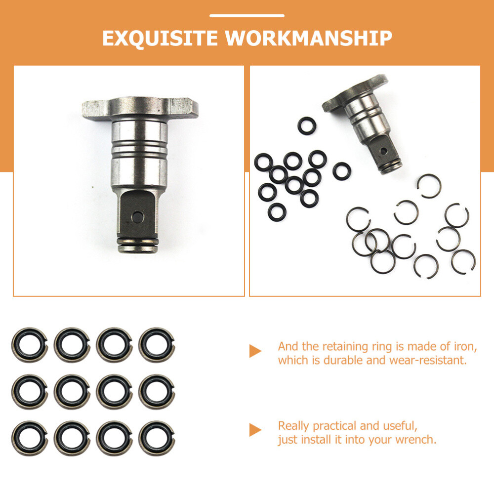 12 Sets Sockets Ring Impact Wrenches Retaining Drive Retainer Rubber O-rings