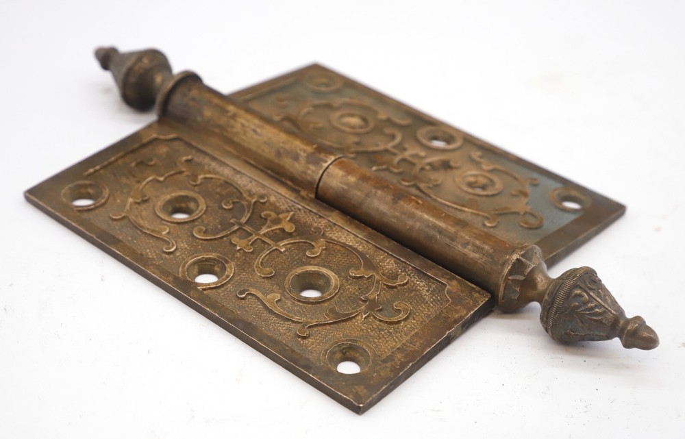 Antique 5 x 5 Victorian Bronze Door Butt Hinge