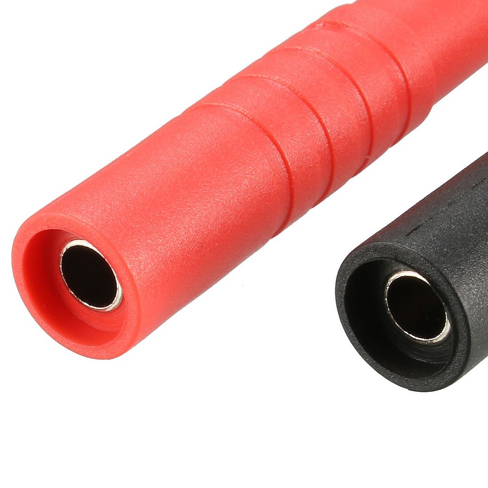 Pair 2mm Probe Test Adapter with 4mm Banana Jack 10A Copper Stackble Pin Tip