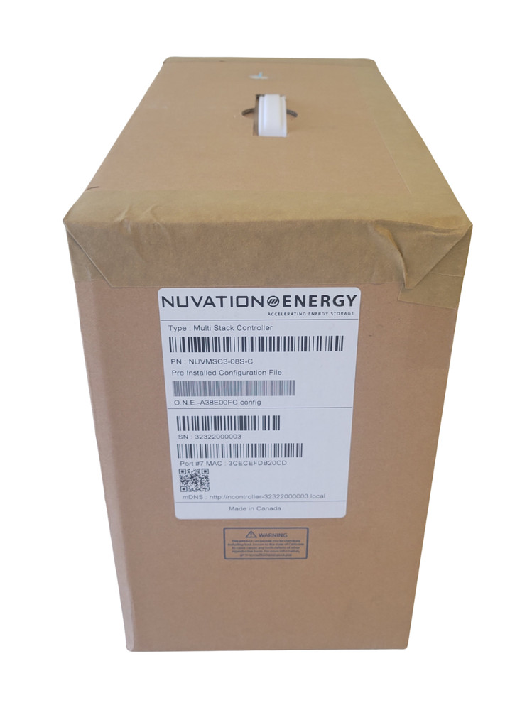 Nuvation Energy Multi-Stack Controller NUVMSC3-08S-C - NEW
