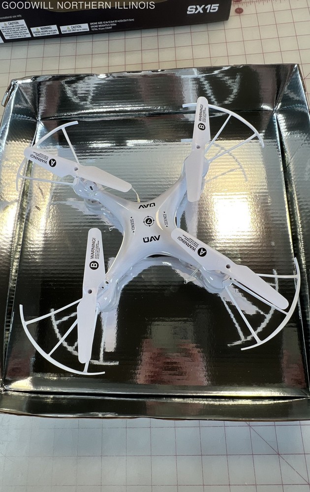 Axles Aircraft SX15 Remote Control Toy Quadcopter Drone - Untested