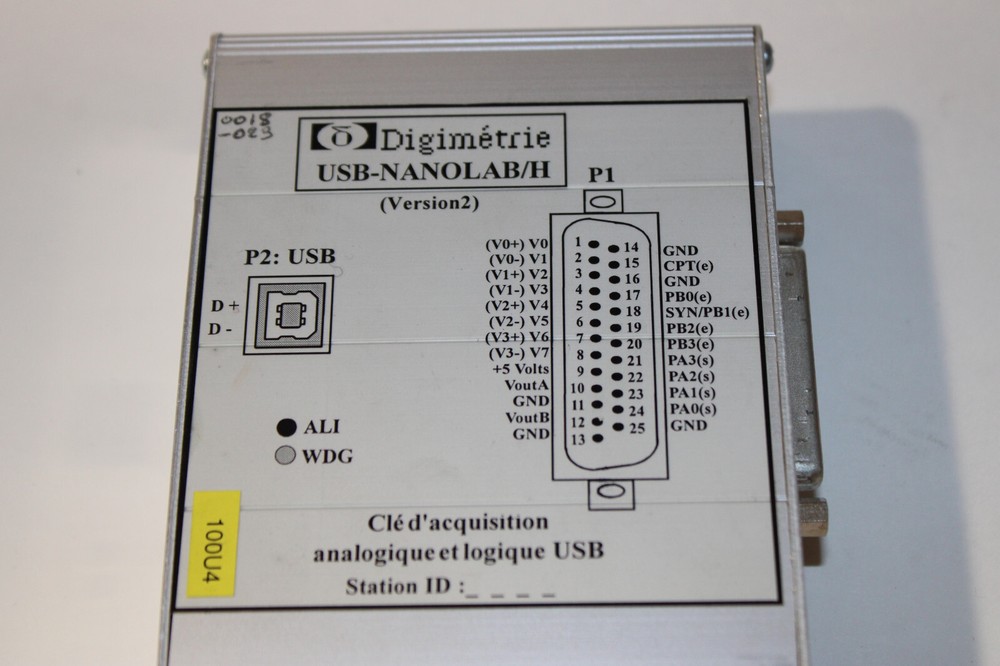 Digimetrie USB-NANOLAB/H DAQ Board