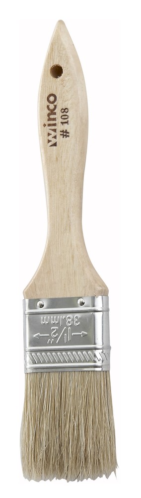 Pastry Brush, Boar Bristle, 1-1/2" Wide (12 Each)