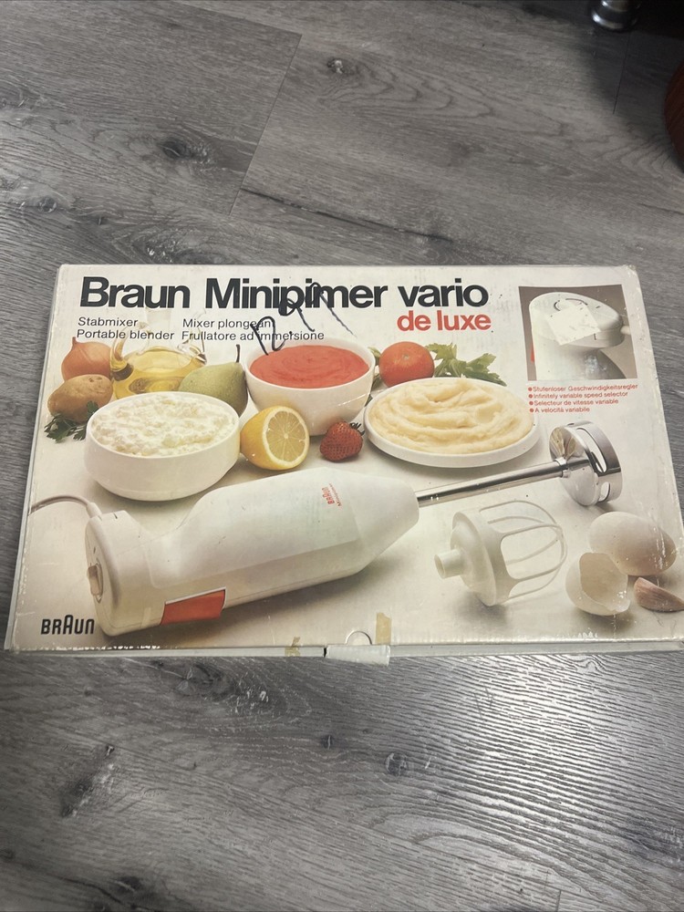 Braun Multipractic MR7 Hand Blender SET De Luxe Complete Tested Works