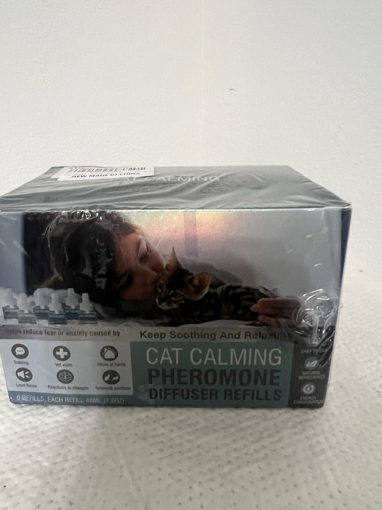 Cat Calming Pheromone Diffuser Refills 6 Pack 48mL