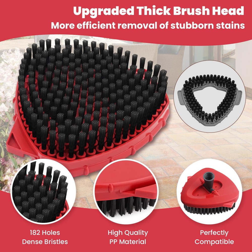 Mop Replace Heads Mop Handle and Mop Base Replacement for O Cedar EasyWring 1...