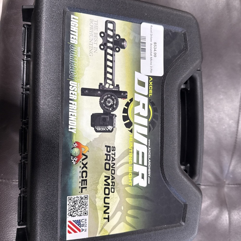 Driver Slider Sight -standard Pro. Accustom II Scope- 3 Pin- .010