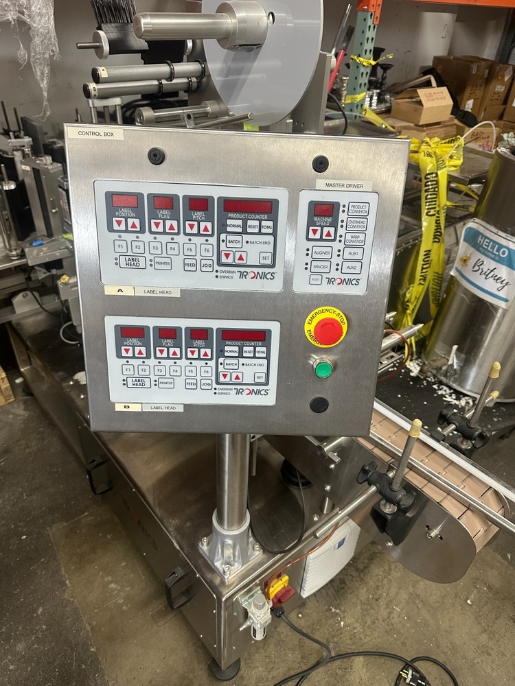 2020 Tronics Series 3 Automatic Labeling Machine - Excellent Condition.
