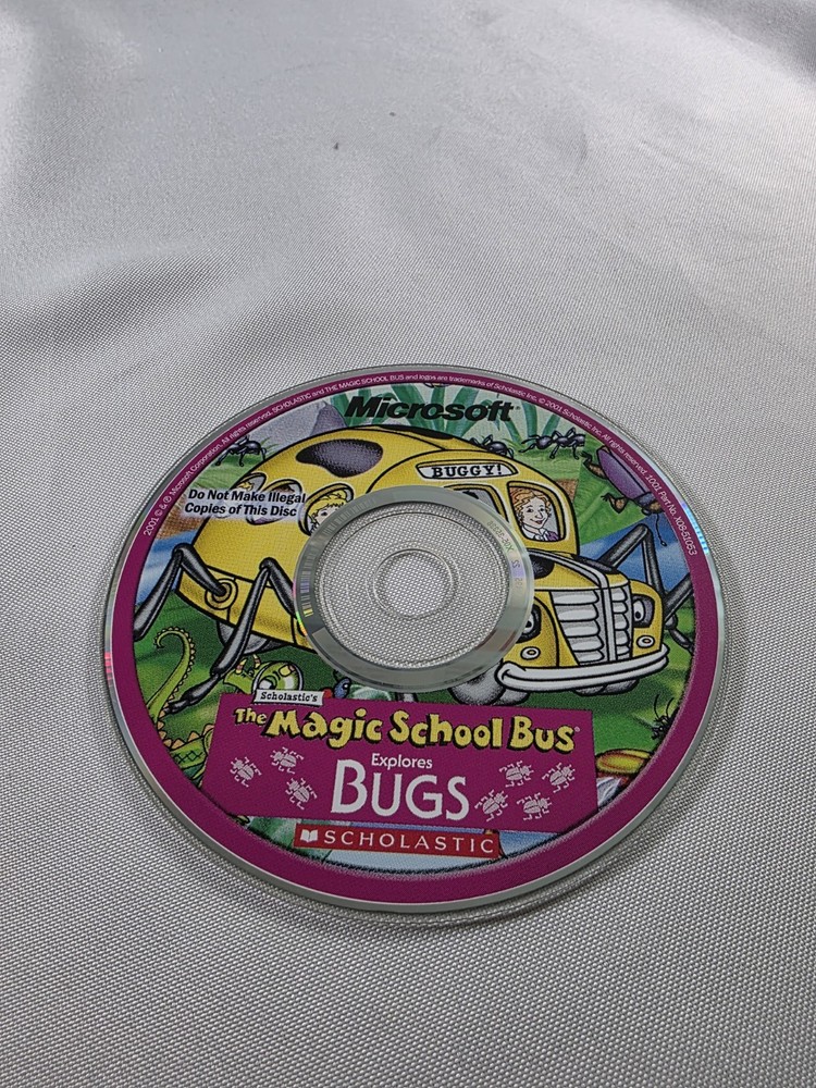 The Magic School Bus Explores Bugs Windows CDROM - DISC ONLY