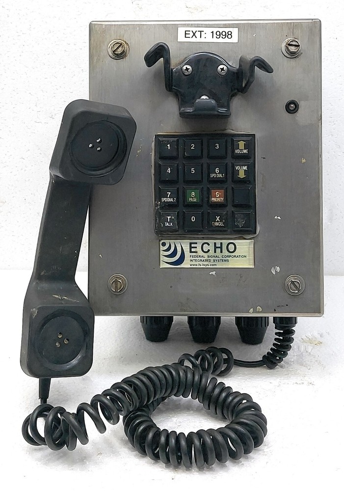 Federal Signal Echo E2-HND-4X TSC4X6-090705U Intercom Station