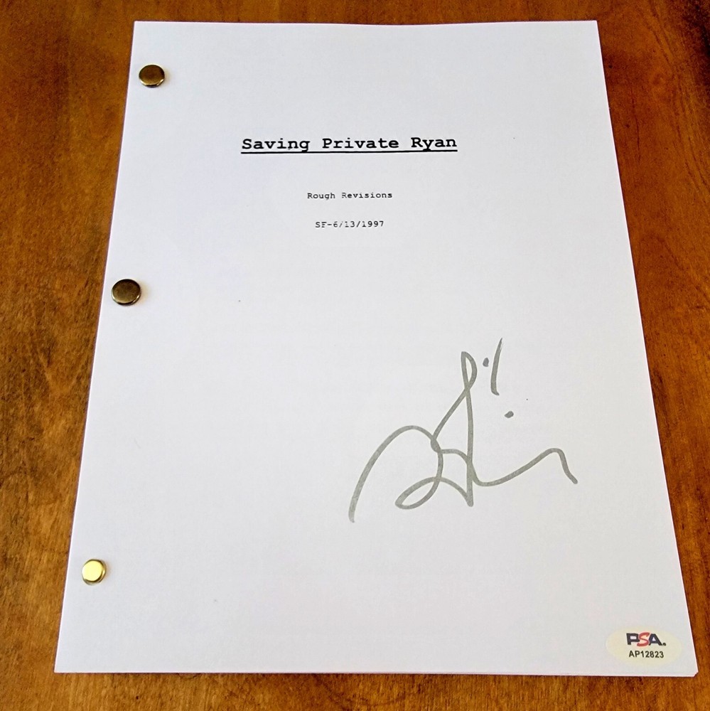 Giovanni Ribisi signed Saving Private Ryan script full 127 pages PSA autograph