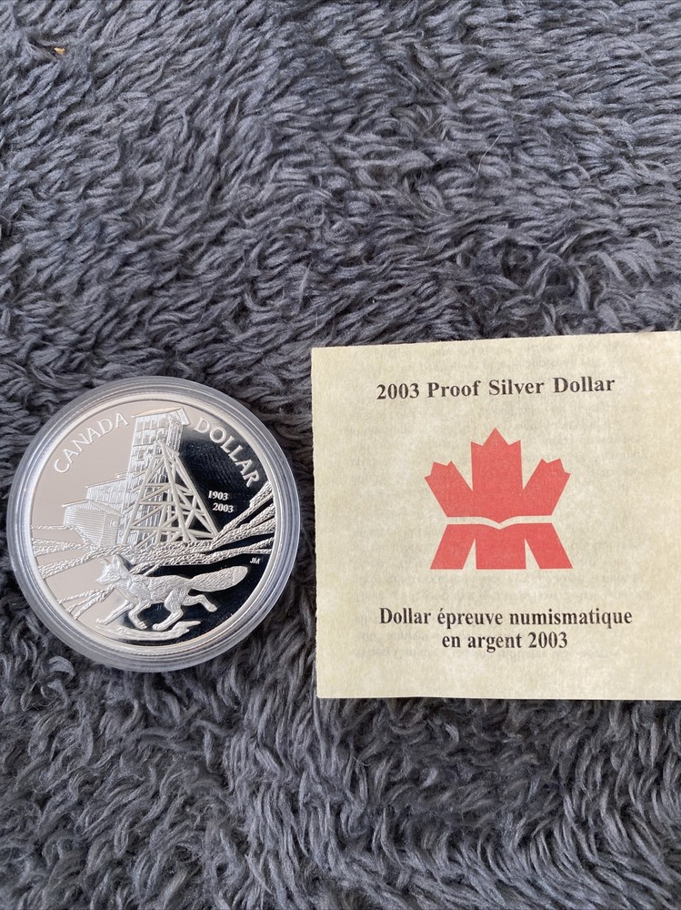 proof dollar 2003 canadian mint coin