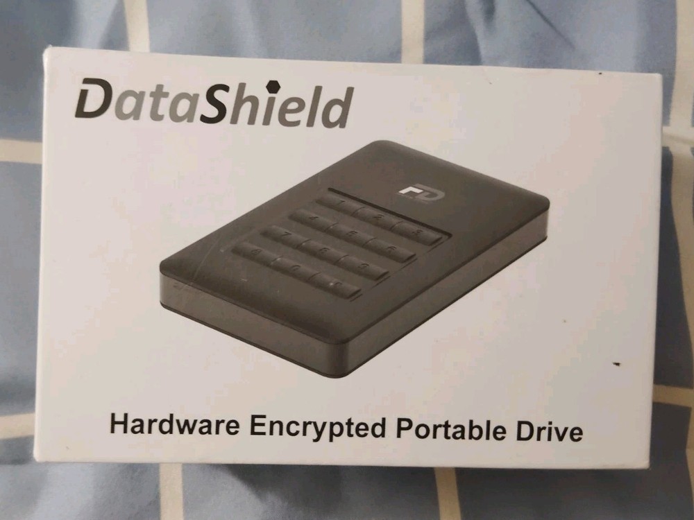 Fantom Drives 1TB DataShield DSH1000 256-Bit AES  Encrypted HD -