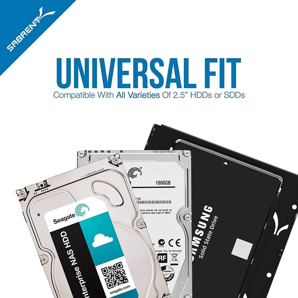 Effortless SSD Installation: 2.5 to 3.5 Mounting Bracket Kit for Durability