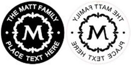Custom Family Address Embosser - Personalize with Initials & Text
