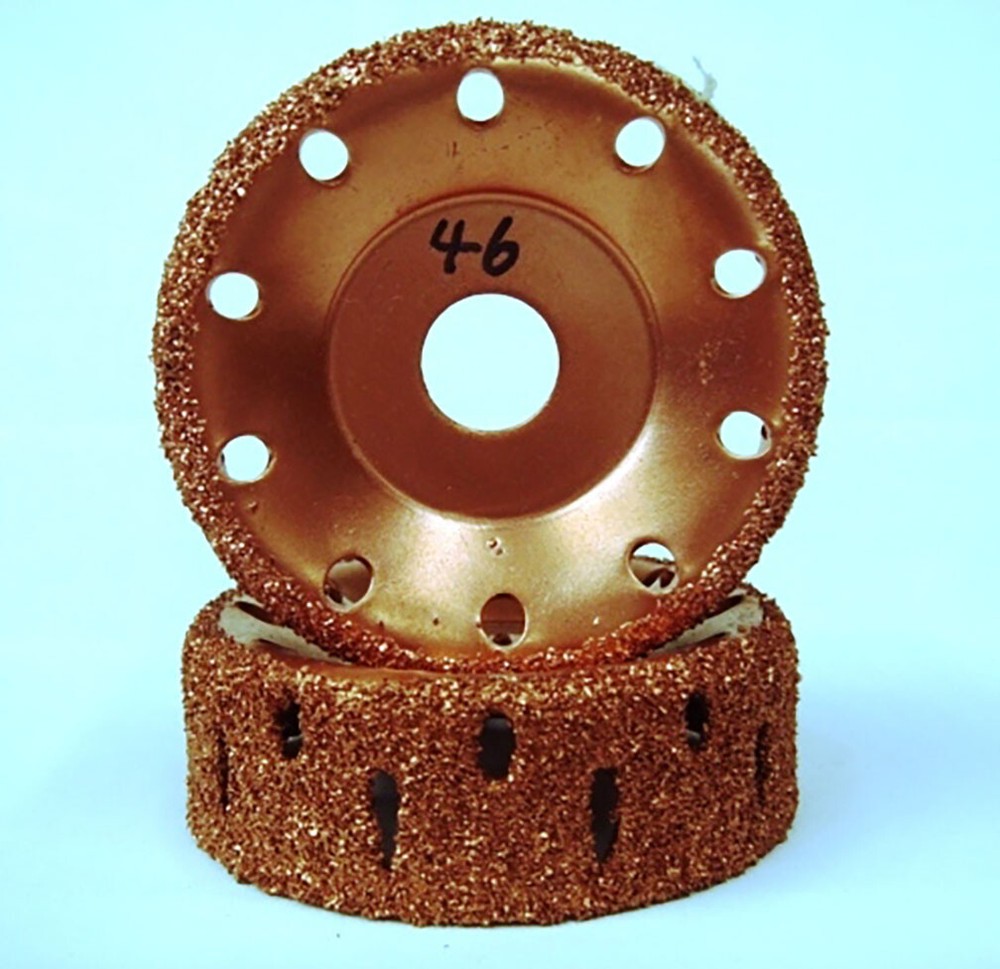 3" To-Air Grinding Cup 46 Grit  Tool Tractor Pull Tires # 2