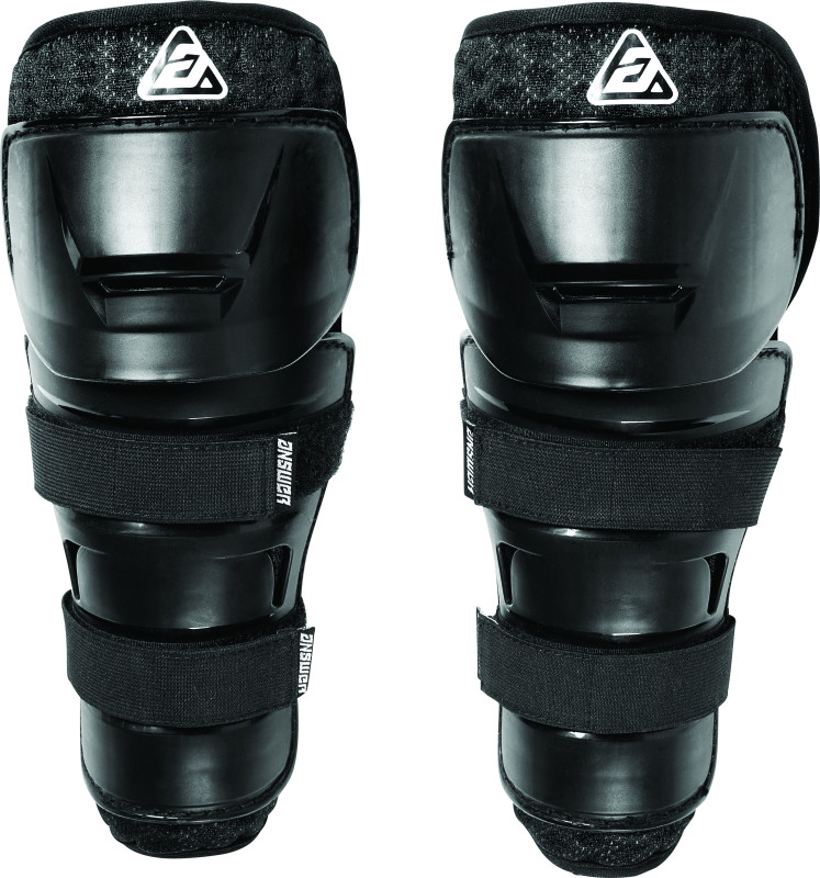 Answer Peewee Knee Guard Black
