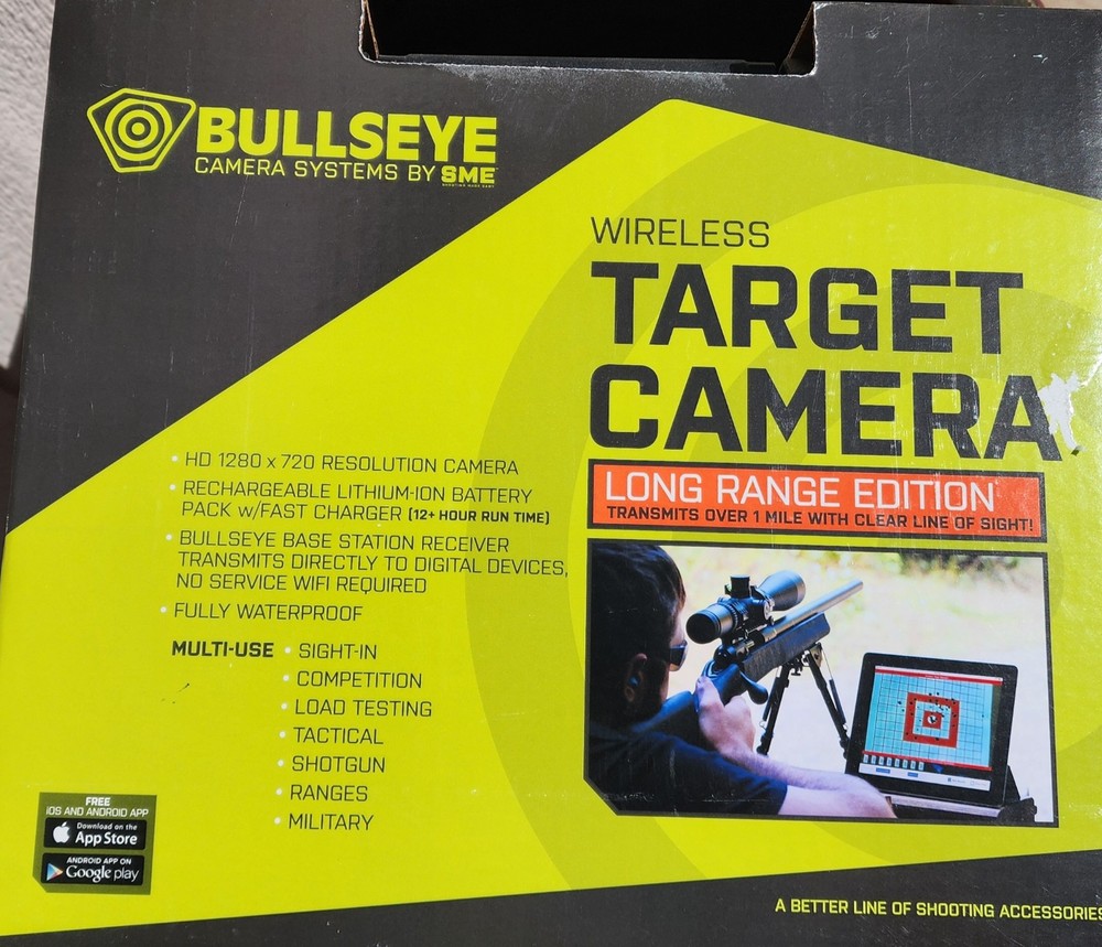 SME Bullseye Wireless Long Range Target Camera System 1 Mile Range