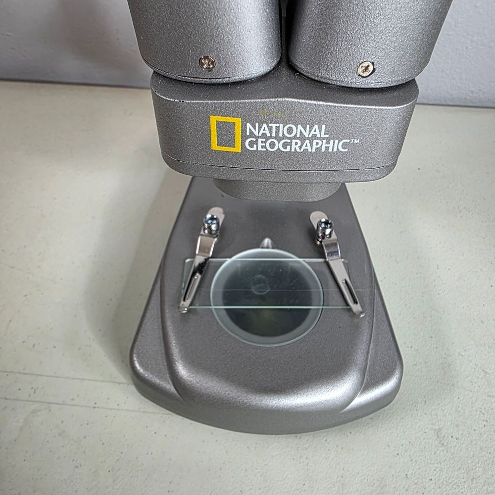 National Geographic Dual Microscope 9" STEM Slide Set Educational Science Tool