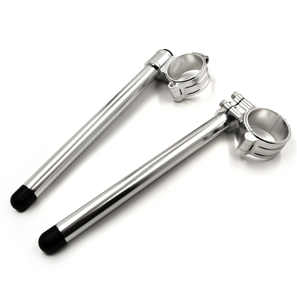 HTTMT- 50mm CNC Higher Raised Riser Clip Ons Clipon Fork Handle Bars 7/8" Handle