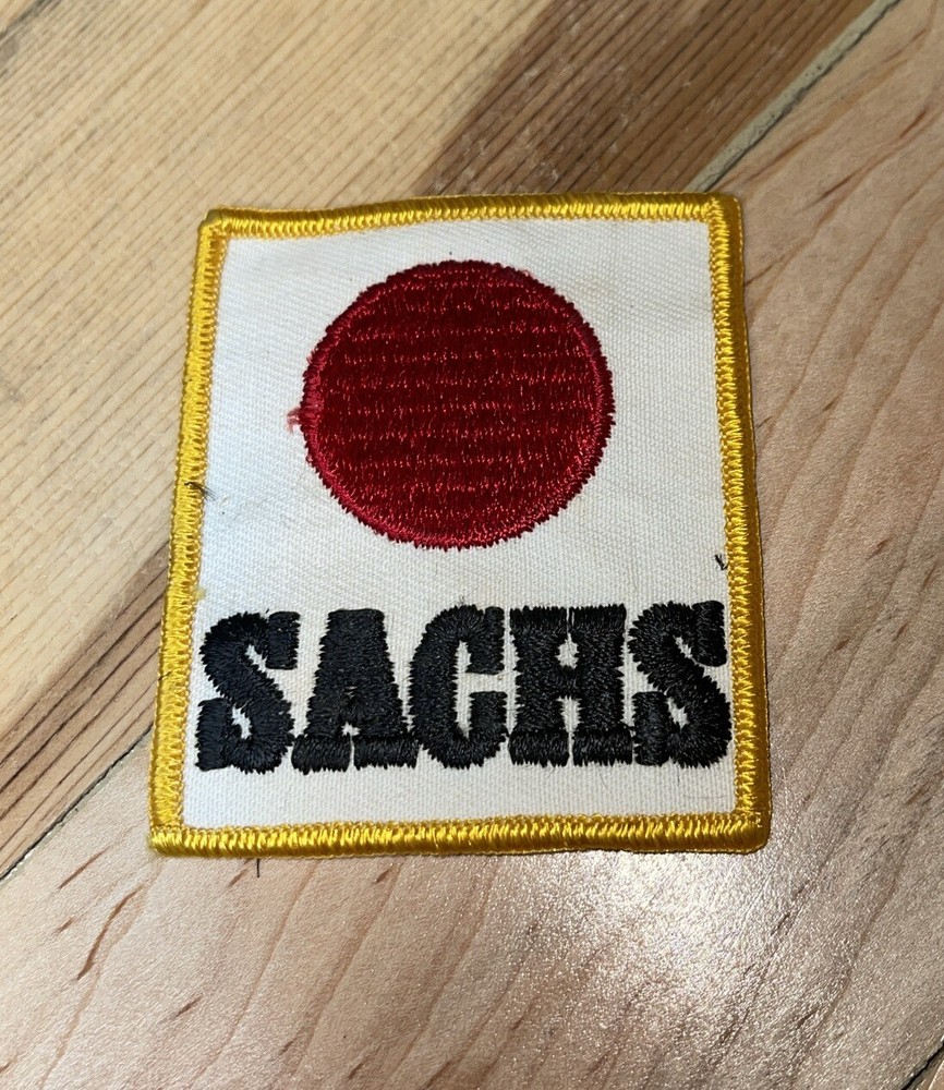 SACHS Vintage 1970s Motorcycle Patch 2.5”