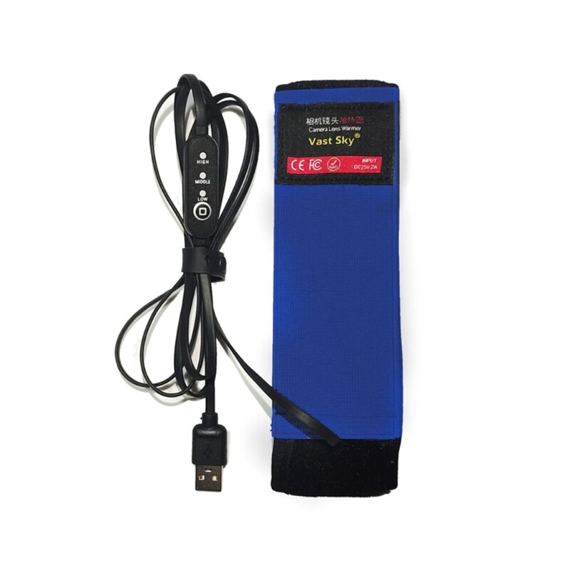 USB Dew Heater Lens Warmer for Camera and 3 Temperature Regulator