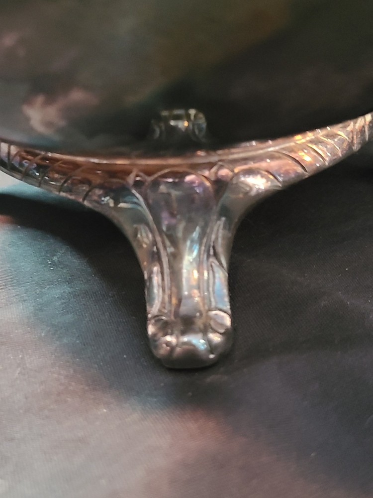 Vintage International Silver Co. footed Water Pitcher Silverplate