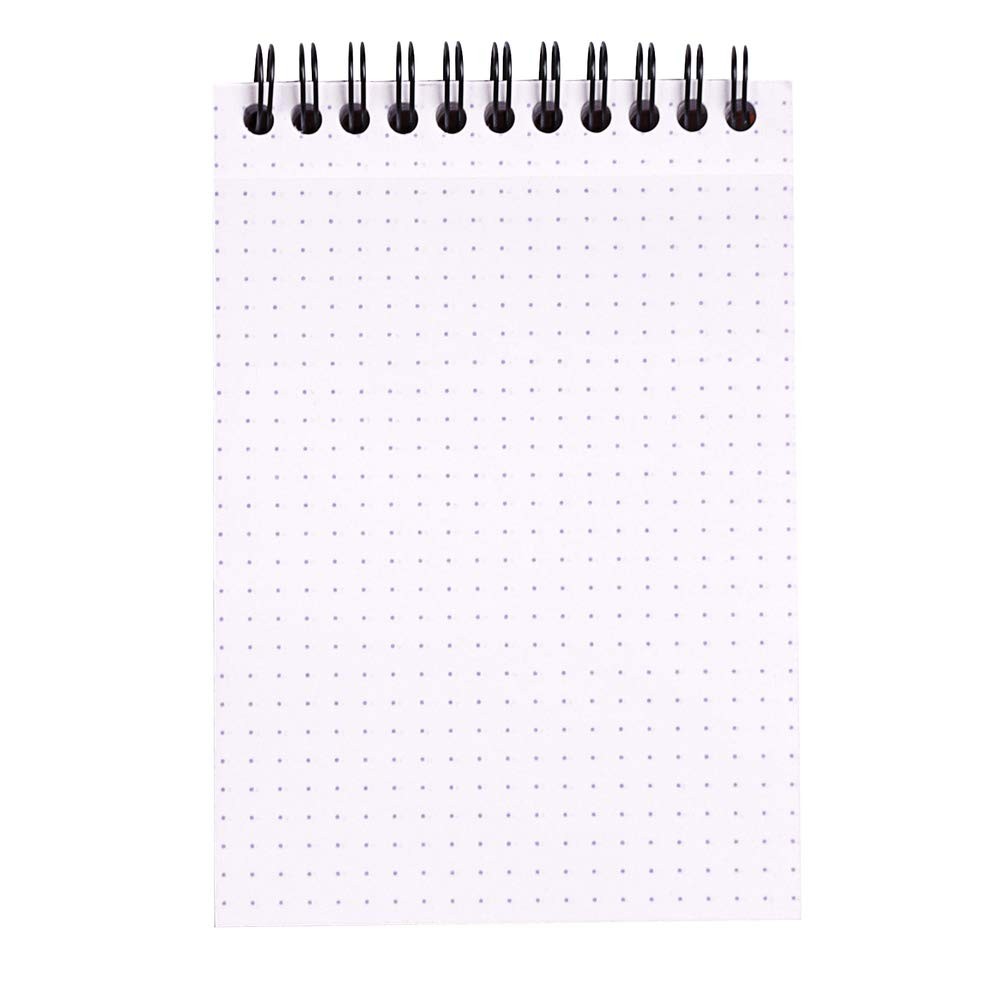 Rhodia Wirebound Notepad - Dot grid 80 sheets - 4 x 6 - Orange cover