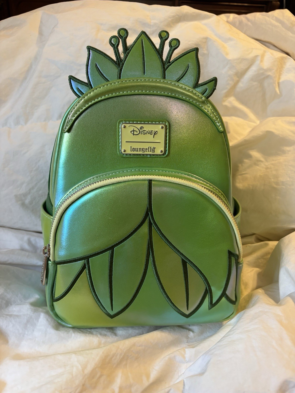 Loungefly Disney Princess Green Mini Backpack Tiana  all