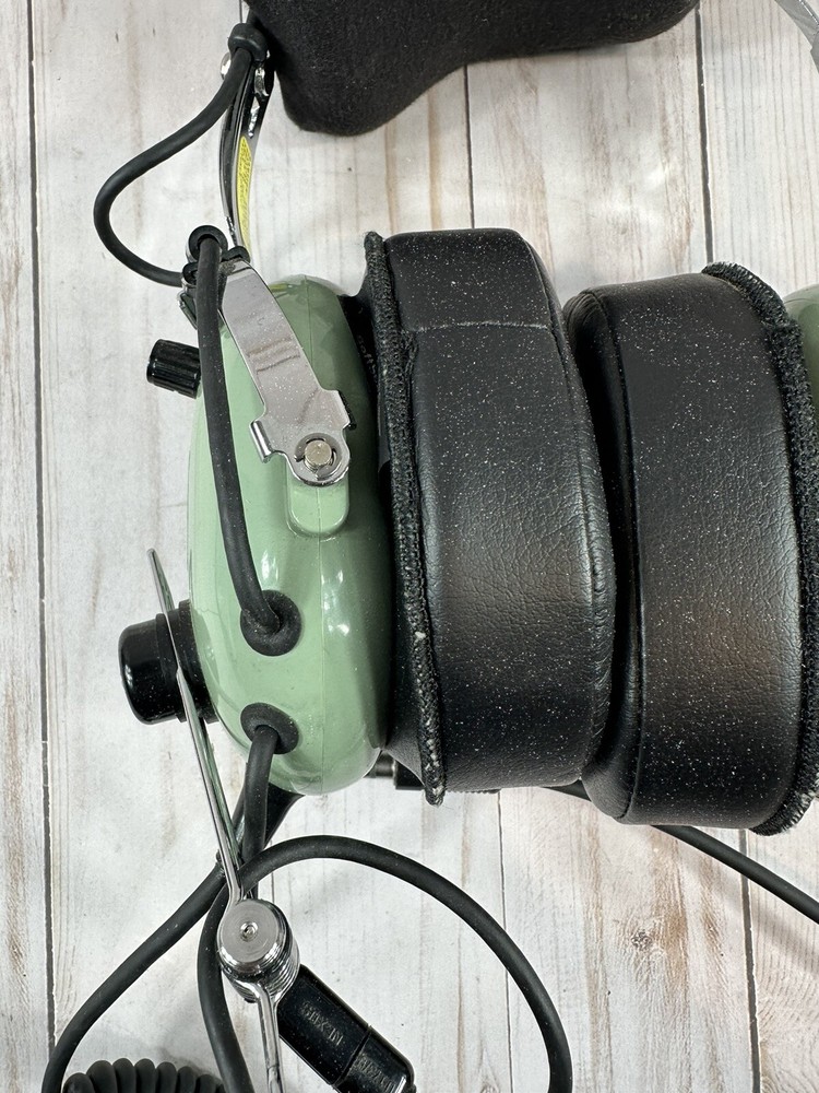 David Clark Model H10-76 Aviation Over-The-Head Headset-Mic, *Untested*