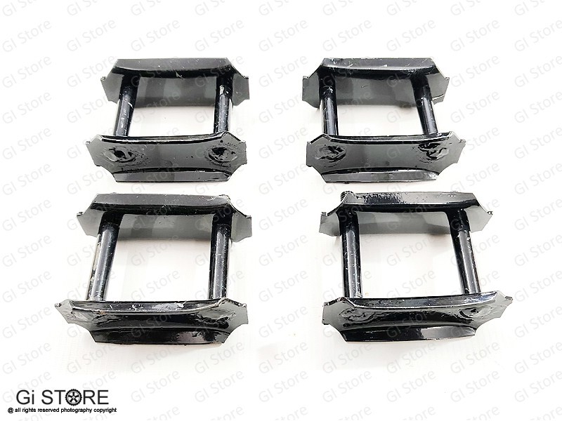 Suzuki Samurai Complete Polyurethane Suspension Leaf Spring Bushing Kit-Spl RED