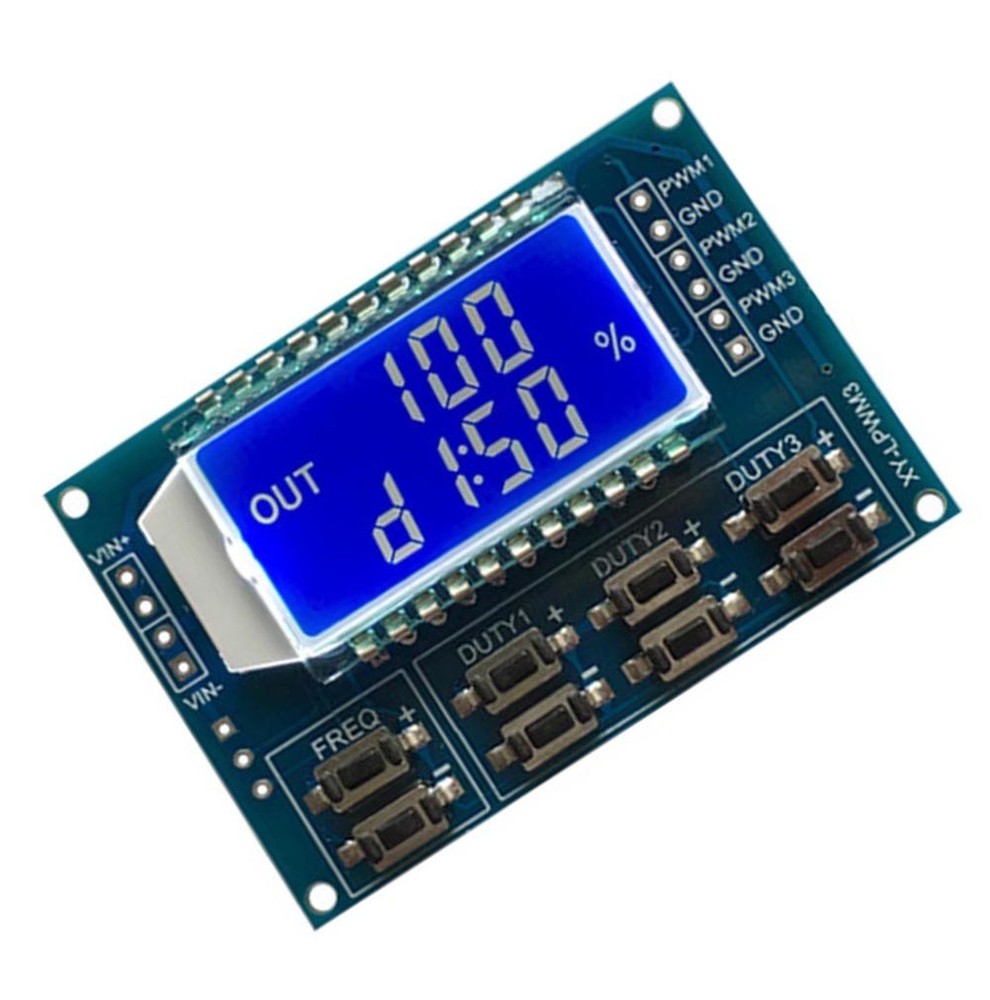 Adjustable Wave Signal Generator with LCD Display for Experimental Development