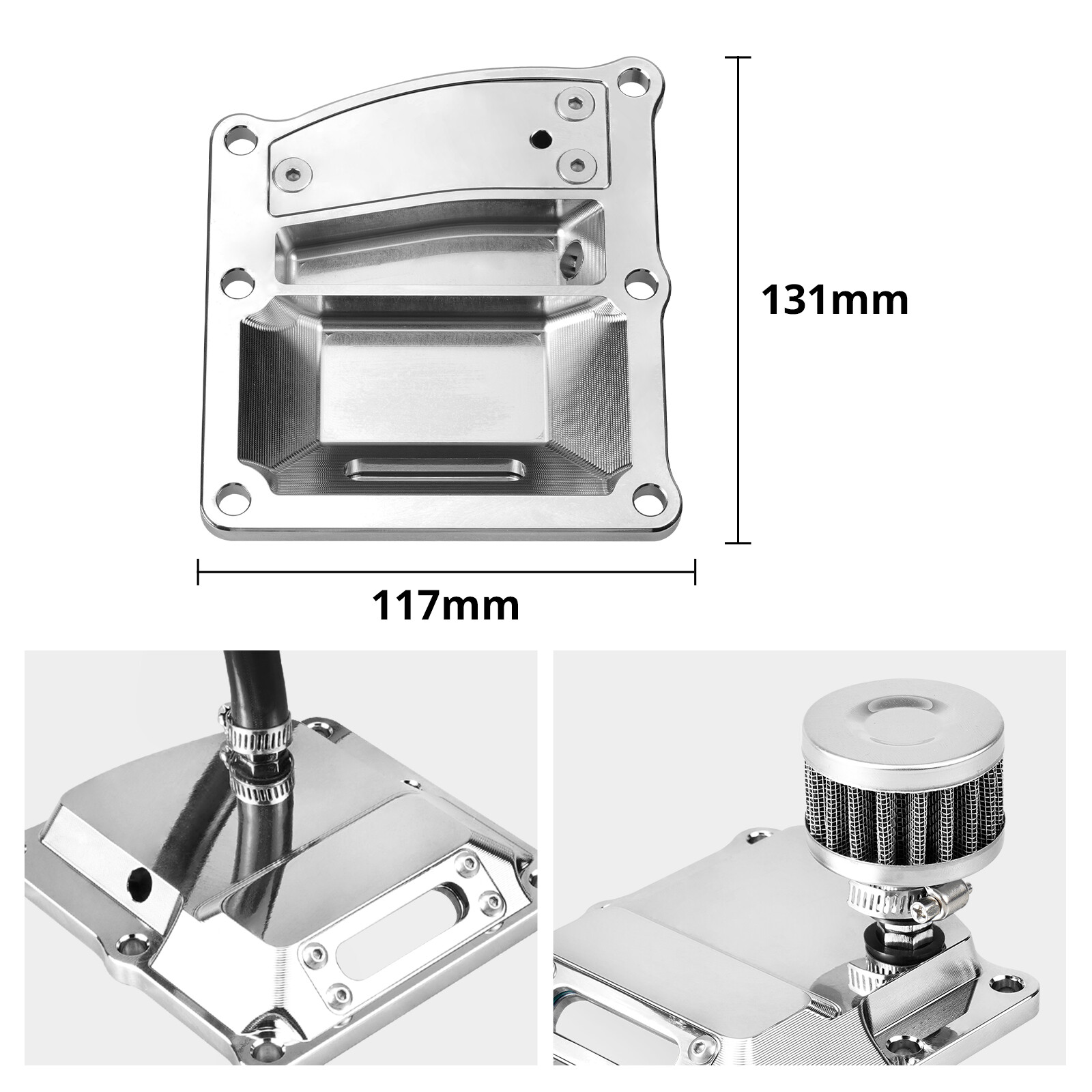 M8 Vented Transmission Top Cover For Harley Road Glide Special FLTRXS 2017-2023