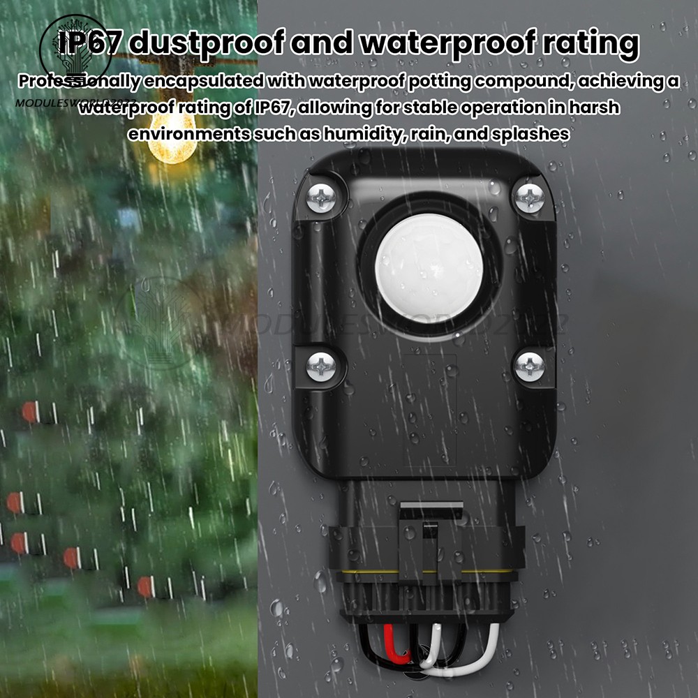 Motion Sensor Infrared PIR Movement Detector Waterproof Outdoor LED Light Switch