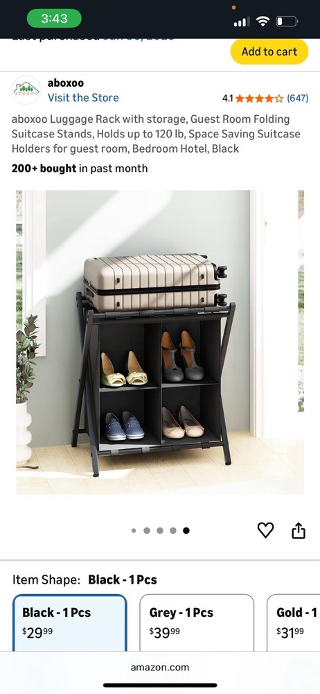 Luggage Rack