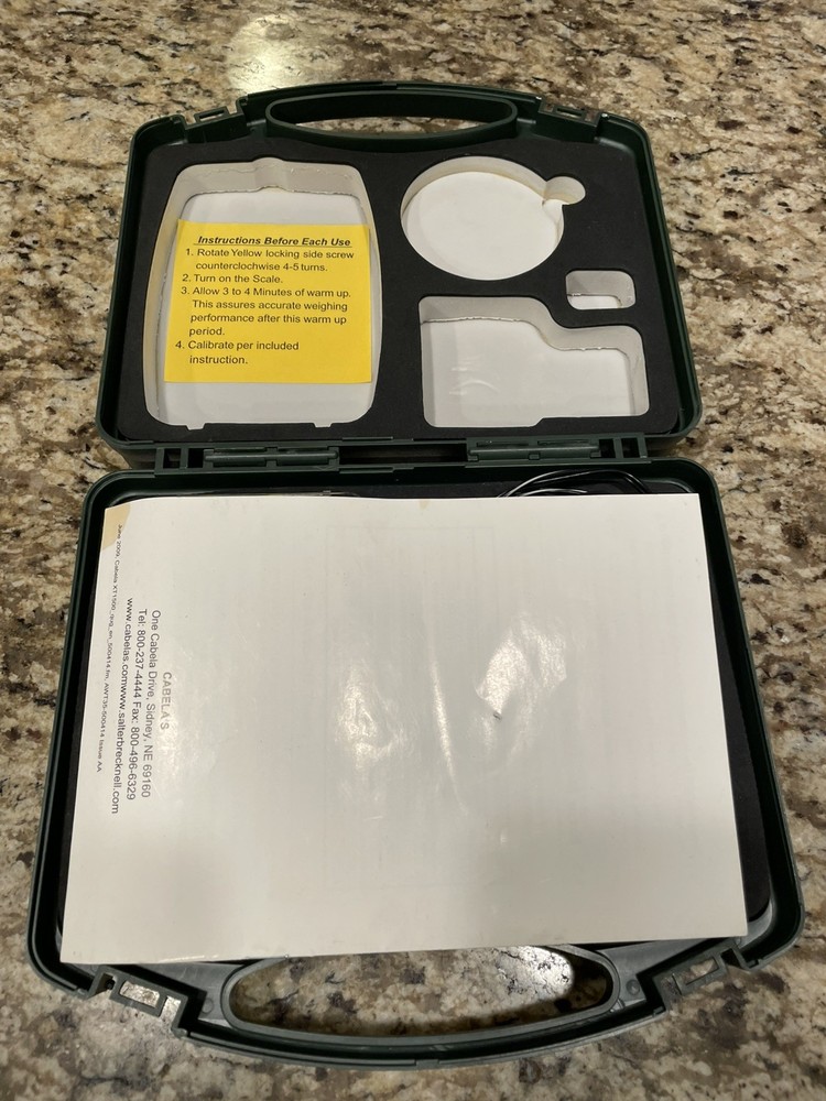 Cabela XT1500 Electronic Scale 1500gn