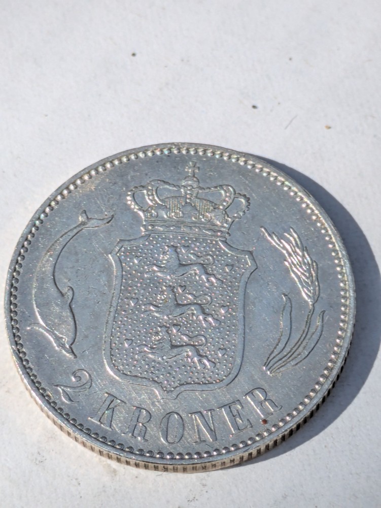 1899 DENMARK 2 KRONER High Grade